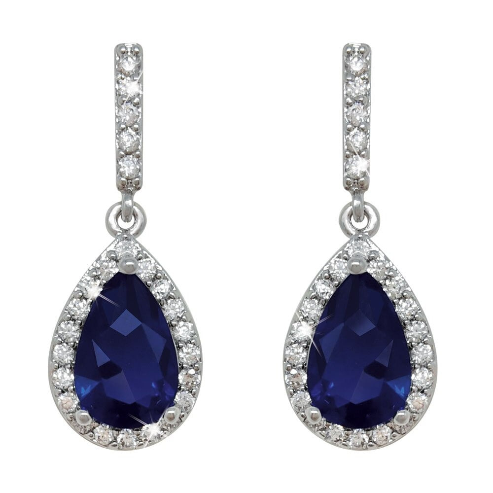 PEAR SHARED EARRINGS - BLUE