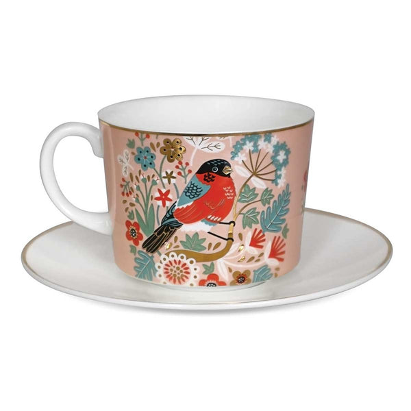 TIPPERARY CRYSTAL BIRDY CAPPUCCINO SET OF 2