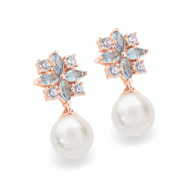 MAUREEN O'HARA DROP PEARL EARINGS