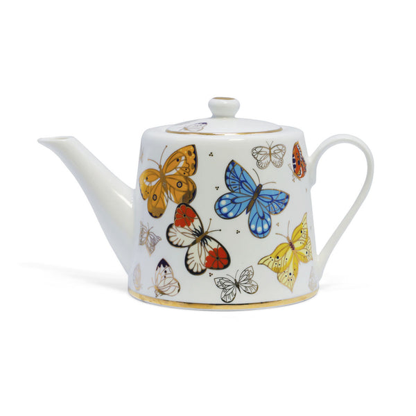 TIPPERARY CRYSTAL BUTTERFLY TEA POT