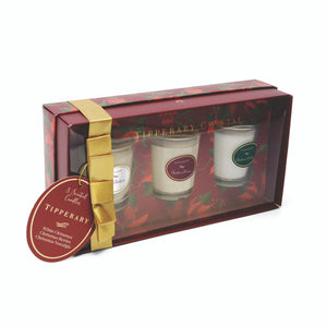 S/3 Mini Candles - Christmas Berries