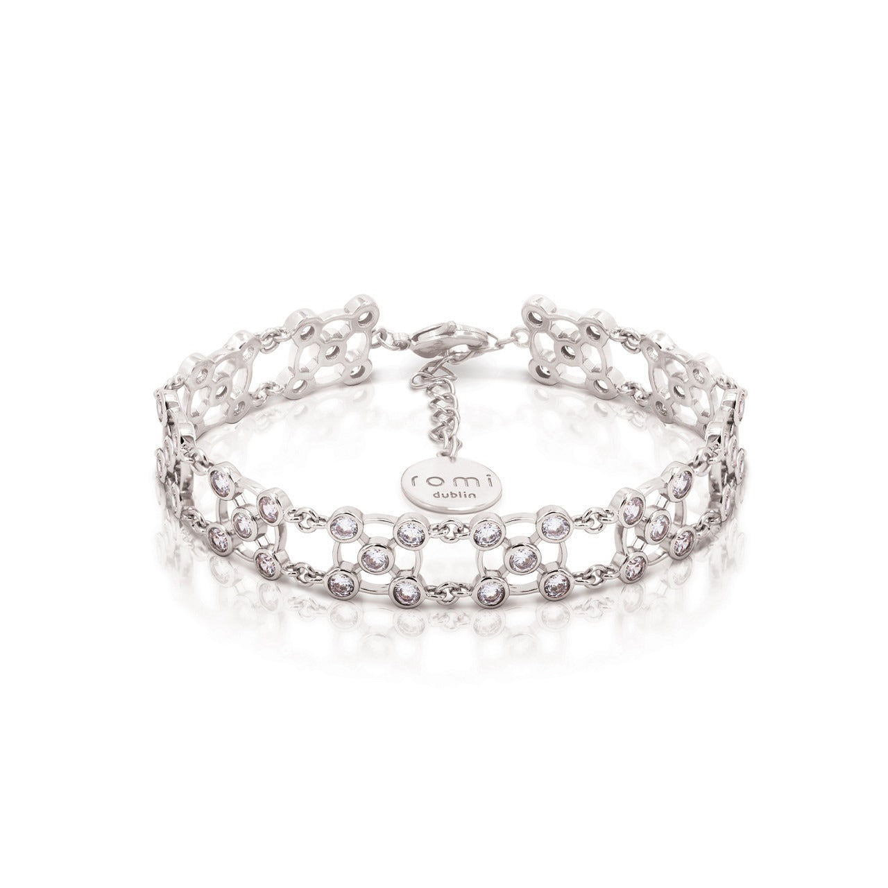 ROMI SILVER NET BRACELET