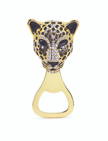 TIPPERARY CRYSTSAL LEOPARD BOTTLE OPENER