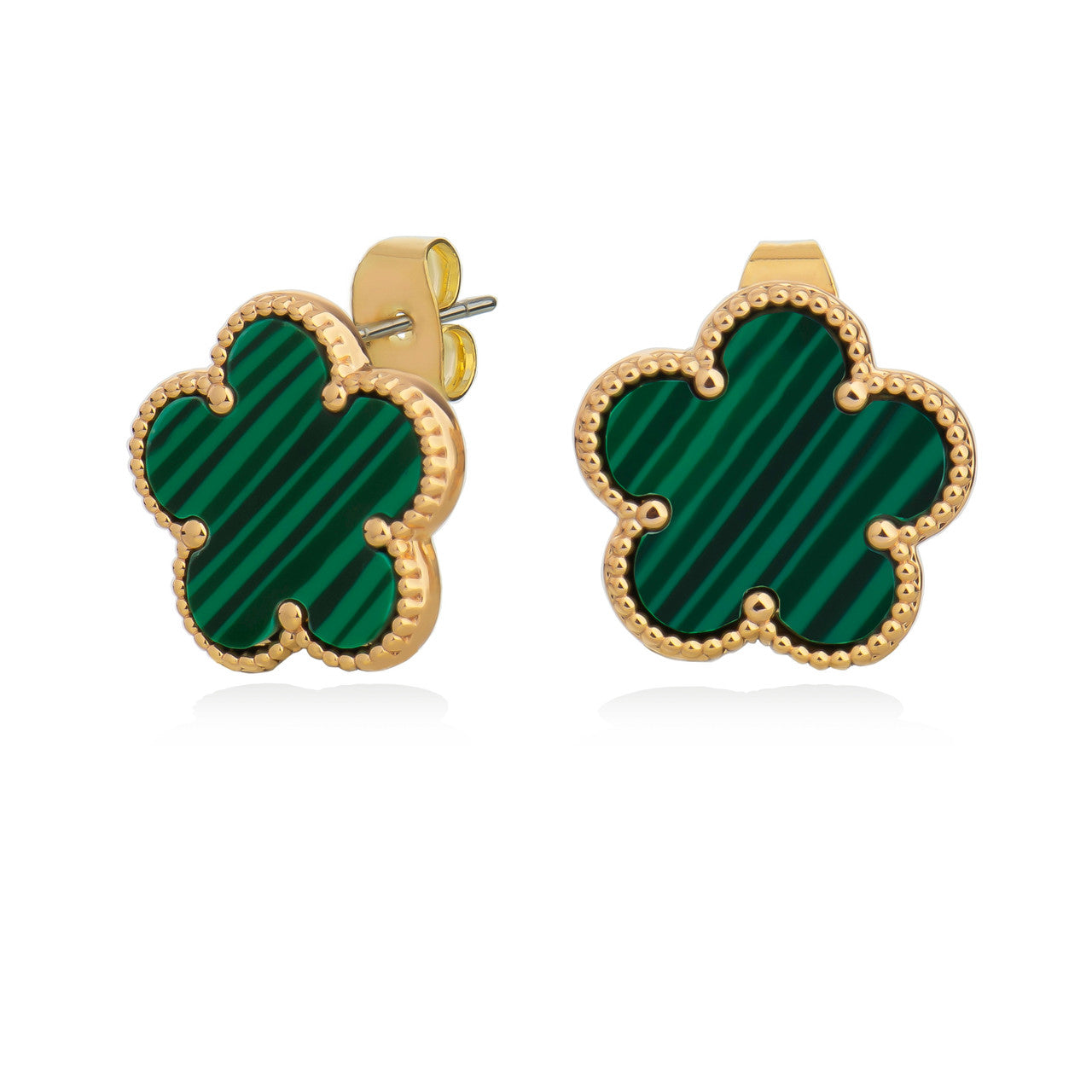 Green Earrings (Le Fleur Collection)