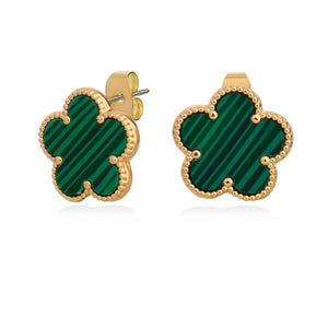 Green Earrings (Le Fleur Collection)