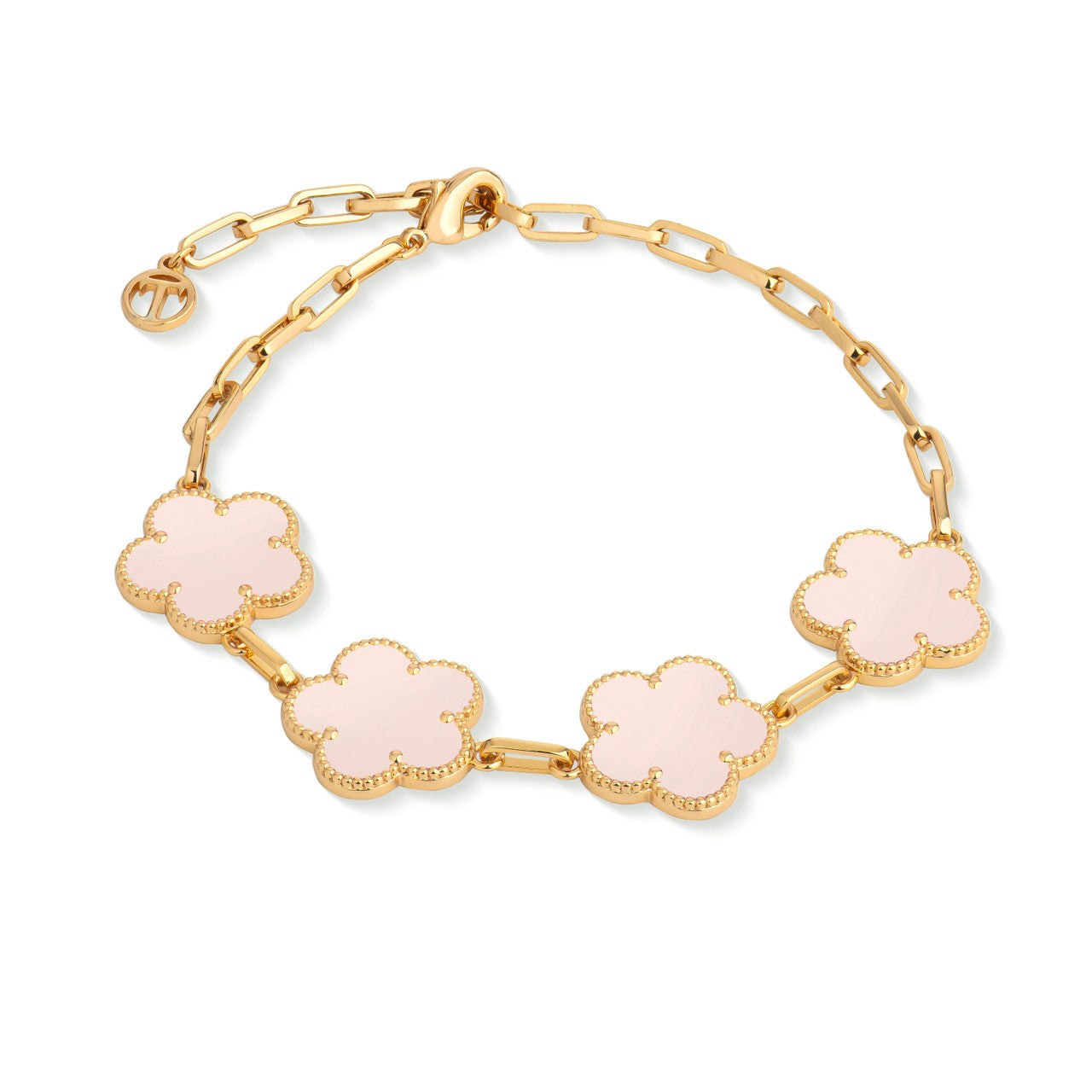 Le Fleur - Pink Bracelet 4 Charm