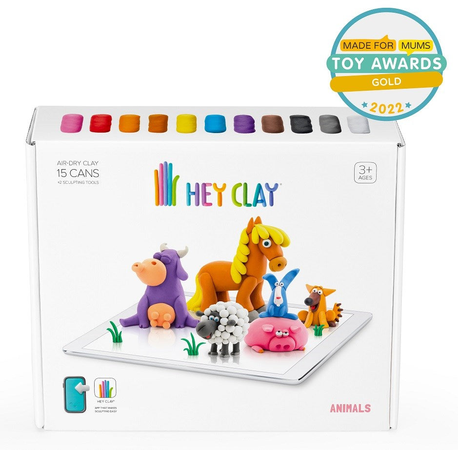 HEY CLAY ANIMALS 15 CAN SET