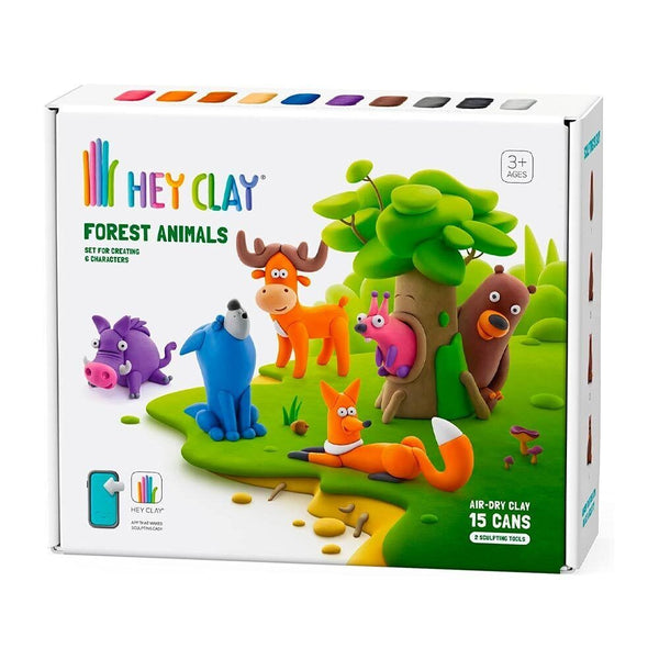 HEY CLAY FOREST ANIMALS