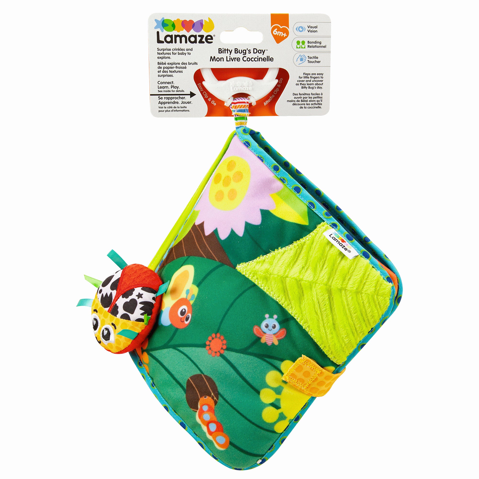 TOMY LAMAZE BITTY BUG SOFT BOOK