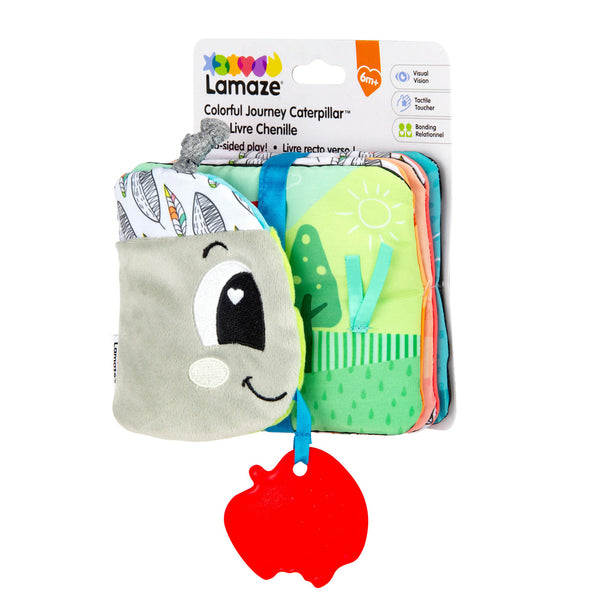 TOMY LAMAZE COLOURFUL CATERPILLAR SOFT BOOK