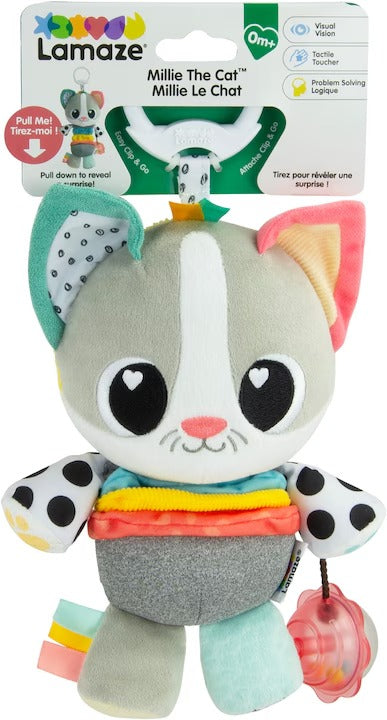 LAMAZE MILLIE THE CAT CLIP & GO