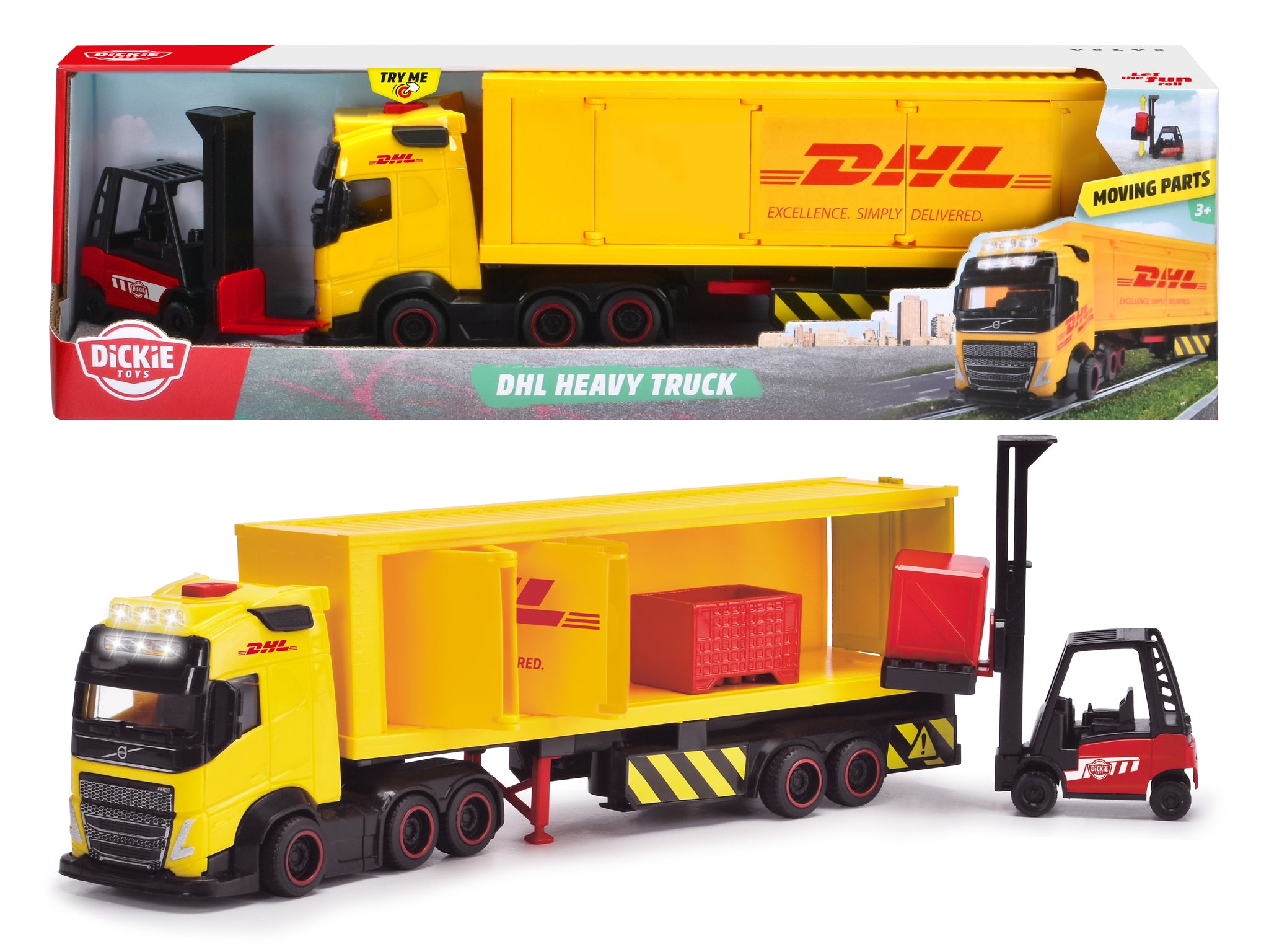 DHL Heavy Truck with Lights & Sounds