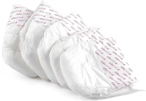 DOLLSWORLD NAPPIES - 5 PACK