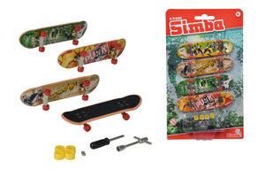 FINGER SKATEBOARD 4 PIECE SET