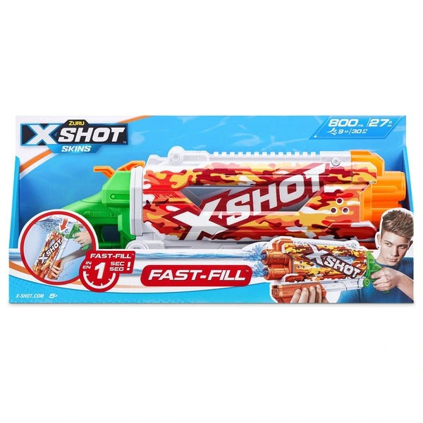 XSHOT FAST FILL SKINS PUMP ACTION WATER BLASTER