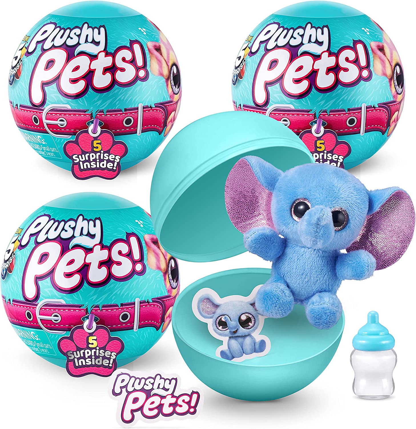 5 SURPRISE PLUSHY PETS CAPSULE