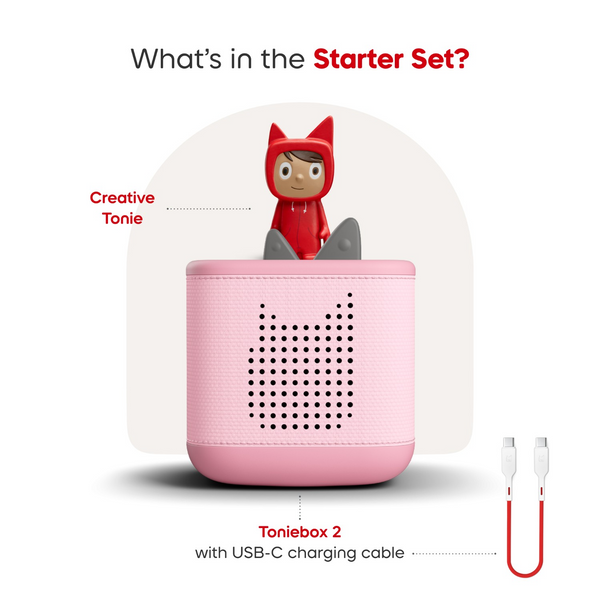 TONIEBOX 2 PINK - STARTER SET RUBIE