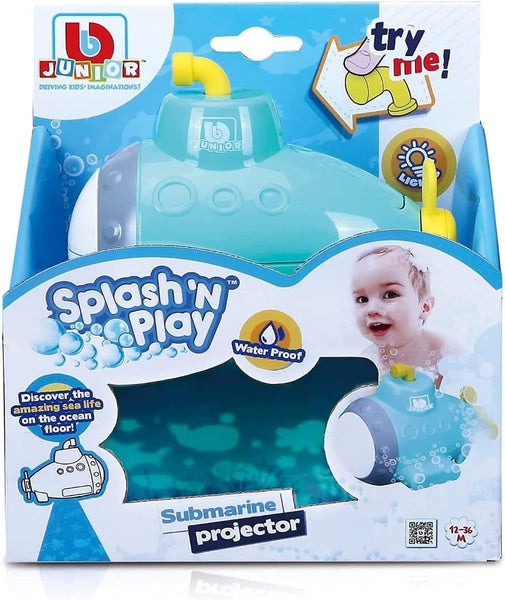 JUNIOR SPLASH N PLAY SUBMARINE PROJECTOR BATH TOY