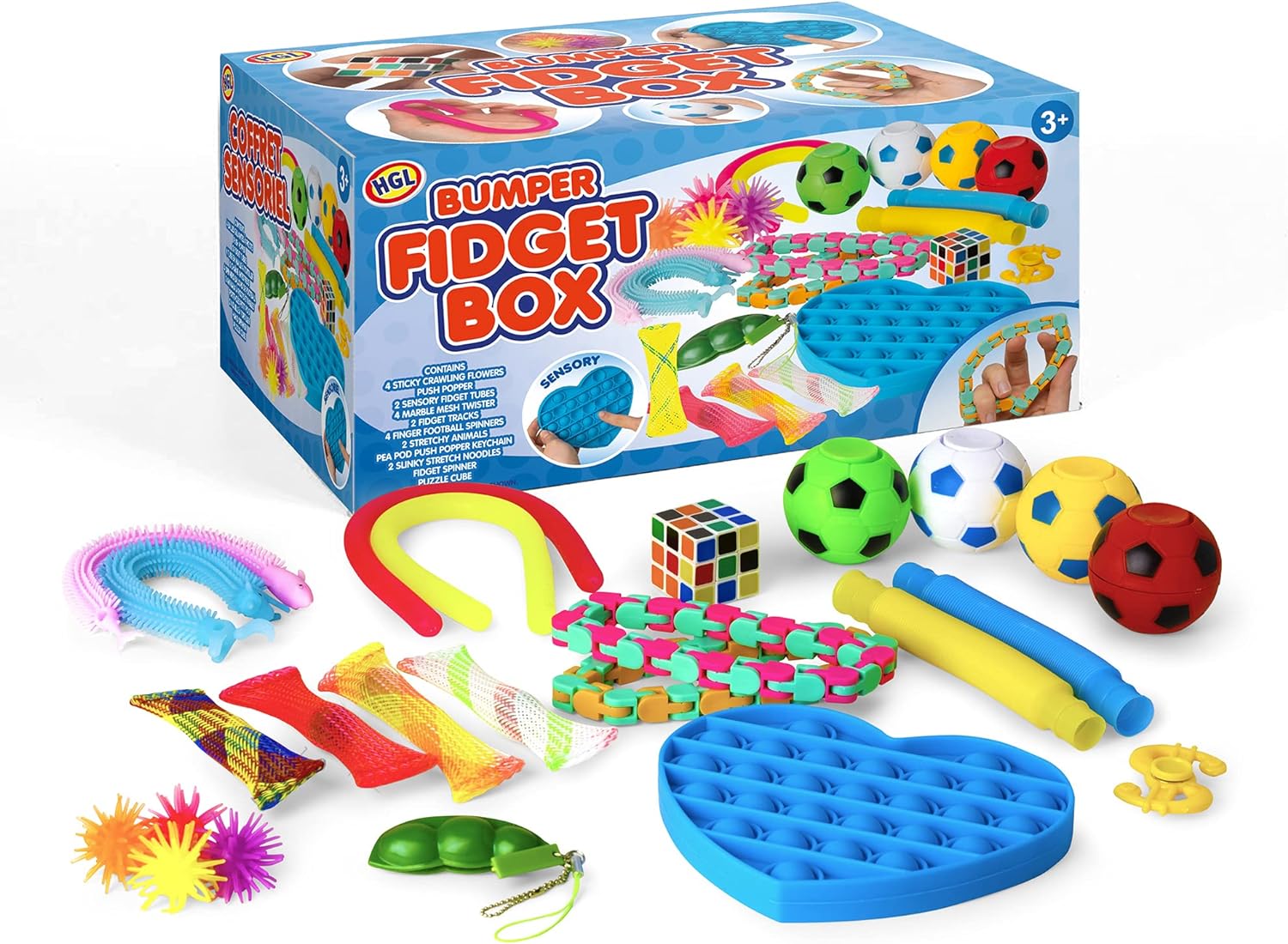 BUMPER FIDGET BOX - 24 PIECES