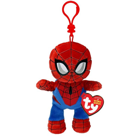 SPIDERMAN BEANIE BABIES KEY CHAIN