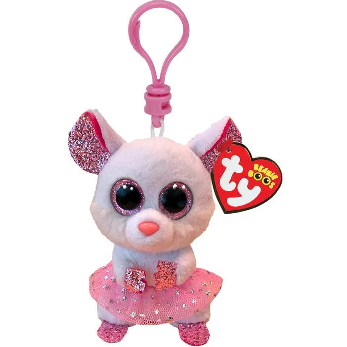 NINA MOUSE WITH TUTU BOO KEY CLIP