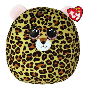 LIVVIE LEOPARD SQUISHY BEANIE 10"