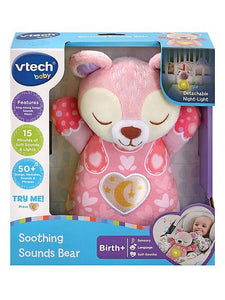 VTECH SOOTHING SOUNDS BEAR - PINK