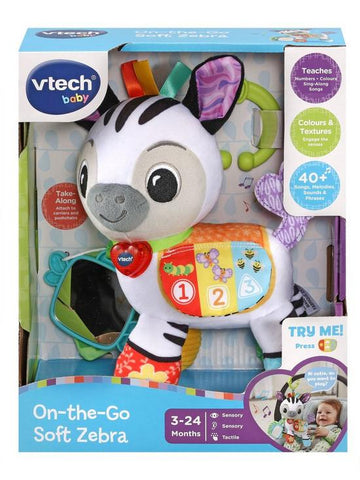 VTECH ON-THE-GO SOFT ZEBRA