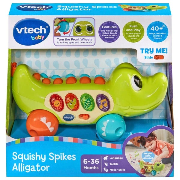 VTECH SQUISHY SPIKES ALIGATOR