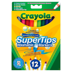 CRAYOLA 12 BRIGHT SUPERTIPS