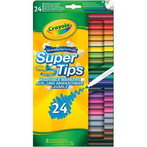 CRAYOLA 24 SUPERTIPS