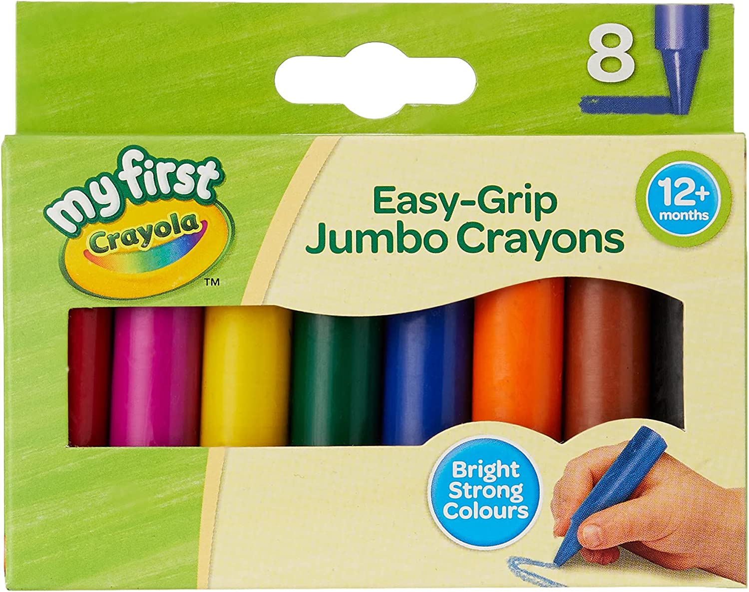 8 MY FIRST CRAYOLA JUMBO CRAYONS