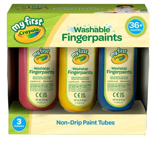 8 MY FIRST CRAYOLA WASHABLE FINGER PAINTS