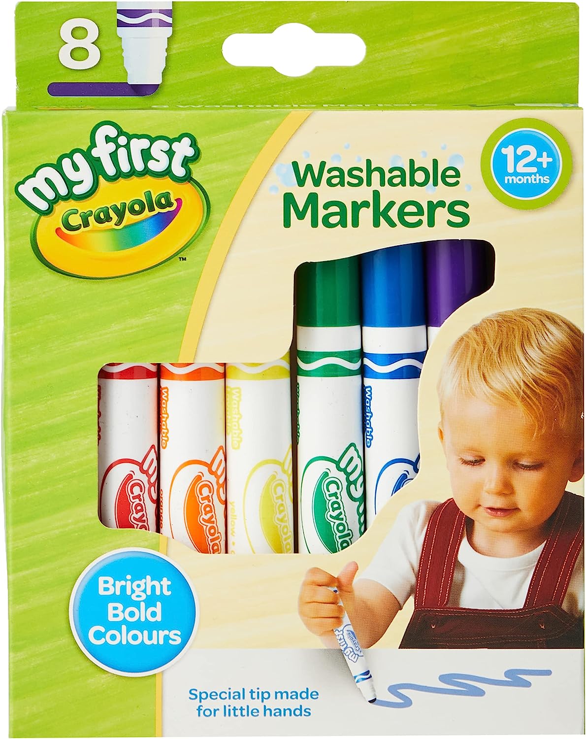 8 MY FIRST CRAYOLA FIRST MARKERS