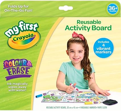 COLOR & ERASE REUSABLE ACTIVITY BOARD