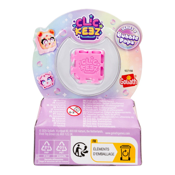 CLICKEEZ S3 BUBBLE POPS 2 PK