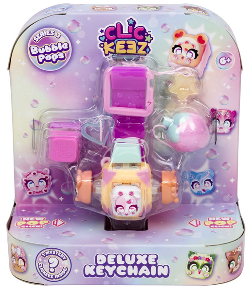 CLICKEEZ S3 BUBBLE POPS DELUXE KEYCHAIN