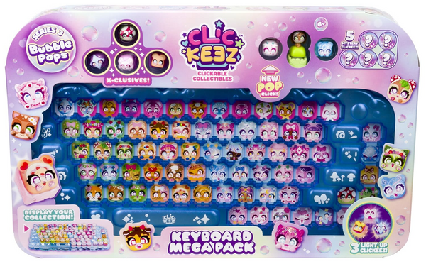 CLICKEEZ S3 BUBBLE POPS KEYBOARD MEGA PK