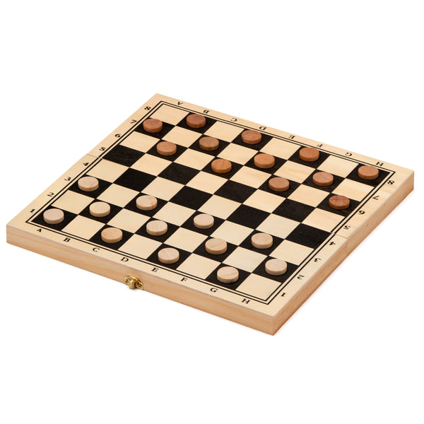 TOYRIFIC 3 IN 1 GAMES BOARD - CHESS, DRAUGHTS & BACKGAMMON