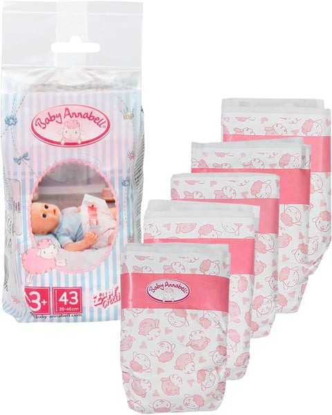 BABY ANNABELL NAPPIES 5 PACK