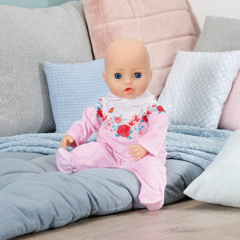 BABY ANNABELL PINK ROMPER 43CM