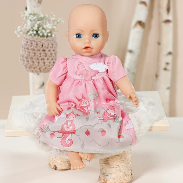 BABY ANNABELL PINK DRESS 43CM