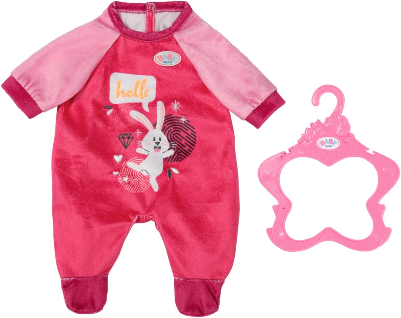 BABY BORN PINK ROMPER 43CM