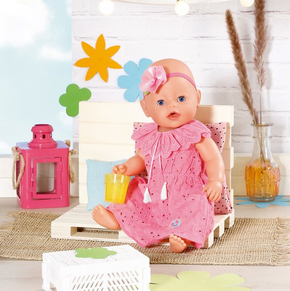 BABY BORN TREND FLOWER DRESS 43CM